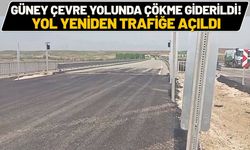 Güney Çevre Yolunda Çökme Giderildi! Yol Yeniden Trafiğe Açıldı