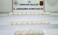 Hakkari'de 22 kilogram metamfetamin ele geçirildi