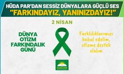 HÜDA PAR’dan Sessiz Dünyalara Güçlü Ses: 'Farkındayız, Yanınızdayız!'