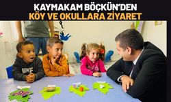 Kaymakam Böçkün’den Köy ve Okullara Ziyaret