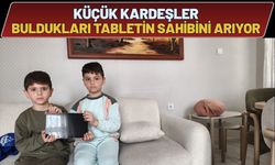 Küçük Kardeşler Buldukları Tabletin Sahibini Arıyor