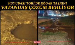 Kuyubaşı Toki’de Rögar Taşkını: Vatandaş Çözüm Bekliyor