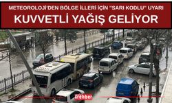 Meteoroloji’den Bölge İlleri İçin "Sarı Kodlu" Uyarı: Kuvvetli Yağış Geliyor