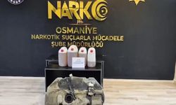 Osmaniye'de yakıt deposuna gizlenmiş 48 kilo sıvı metamfetamin ele geçirildi