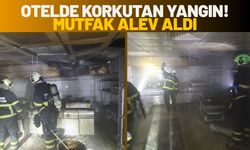 Otelde Korkutan Yangın! Mutfak Alev Aldı
