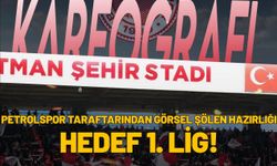 Petrolspor Taraftarından Görsel Şölen Hazırlığı: Hedef 1. Lig!