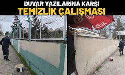 Batman’da Duvar Yazılarına Karşı Temizlik Çalışması