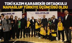 TOKİ Kazım Karabekir Ortaokulu Namağlup Türkiye Üçüncüsü Oldu