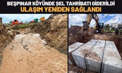 Beşpınar Köyünde Sel Tahribatı Giderildi Ulaşım Yeniden Sağlandı