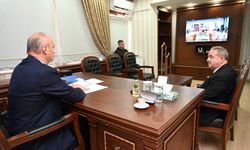 Vali Canalp VKS Toplantısına Katıldı