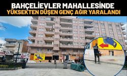 Bahçelievler Mahallesinde Yüksekten Düşen Genç Ağır Yaralandı