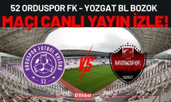 52 Orduspor FK - Yozgat BL Bozok Maçını Canlı İzle!