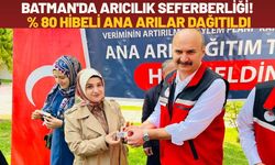 Batman'da Arıcılık Seferberliği! % 80 Hibeli Ana Arılar Dağıtıldı