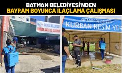 Batman Belediyesi’nden Bayram Boyunca İlaçlama Çalışması