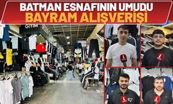 Batman Esnafının Umudu Bayram Alışverişi