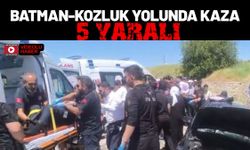Batman-Kozluk Yolunda Kaza: 5 Yaralı