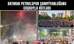 Batman Petrolspor Şampiyonluğunu Coşkuyla Kutladı