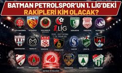 Batman Petrolspor’un 1. Lig’deki Rakipleri Kim Olacak? İşte O Liste