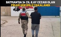 Batman’da 14 Yıl 8 Ay Cezası Olan Firari Hükümlü Yakalandı