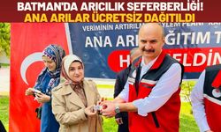 Batman'da Arıcılık Seferberliği! Ana Arılar Ücretsiz Dağıtıldı
