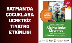Batman’da Çocuklara Ücretsiz Tiyatro Etkinliği