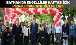 Batman’da Engelliler Haftası İçin Piknik Programı Düzenlendi