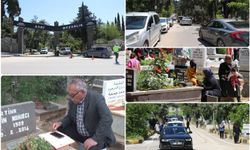 Bayramda kabir ziyaretleri sürüyor