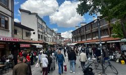 Bedesten Çarşısı'nda bayram yoğunluğu yaşandı