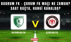 Bodrum FK - Çorum FK Maçı Ne Zaman? Saat Kaçta, Hangi Kanalda?