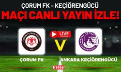 Çorum FK - Keçiörengücü Maçını Canlı Yayın İzle