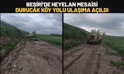 Beşiri’de Heyelan Mesaisi: Durucak Köy Yolu Ulaşıma Açıldı