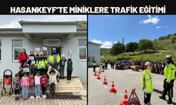 Hasankeyf’te Miniklere Trafik Eğitimi