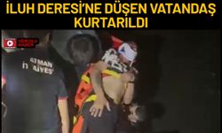İluh Deresi’ne Düşen Vatandaş Kurtarıldı