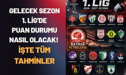 Gelecek Sezon 1. Lig'de Puan Durumu Nasıl Olacak! İşte Tüm Tahminler
