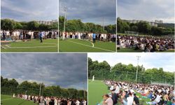 İtalya'da coşkulu Kurban Bayram namazı