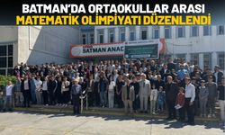 Batman’da Ortaokullar Arası Matematik Olimpiyatı Düzenlendi