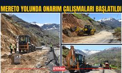 Mereto Yolunda Onarım Çalışmaları Başlatıldı