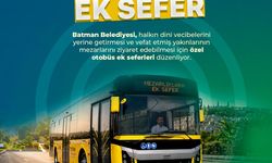Batman Belediyesi’nden Bayram Öncesi Mezarlık Ziyaretleri İçin Ek Otobüs Seferi