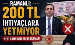 Ramanlı: 200 TL İhtiyaçlara Yetmiyor Yeni Banknotlar Basılmalı
