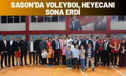 Sason’da Voleybol Heyecanı Sona Erdi