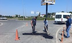 Ekipler, Bayramın Üçüncü Gününde Asfalt ve Temizlik Çalışmalarını Sürdürdü