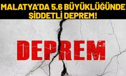 Son Dakika: Malatya’da 5.6 Büyüklüğünde Şiddetli Deprem!