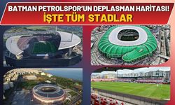 Batman Petrolspor’un 2026/27 1. Lig Deplasman Haritası! İşte Tüm Stadlar