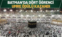 Batman’da Dört Öğrenci Umre Ödülü Kazandı