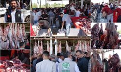 Umut Kervanı'ndan kurban organizasyonu: Yüzlerce ihtiyaç sahibine et yardımı