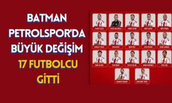 Batman Petrolspor’da Büyük Değişim! 17 Futbolcu Gitti