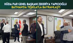HÜDA PAR Genel Başkanı Zekeriya Yapıcıoğlu Batman’da Teşkilatla Bayramlaştı