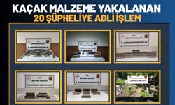 Kaçak Malzeme Yakalanan 20 Şüpheliye Adli İşlem