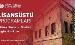 Kapadokya Üniversitesi Lisansüstü Programları İçin Başvurular Devam Ediyor