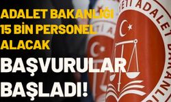 Adalet Bakanlığı 15 Bin Personel Alacak: Başvurular Başladı!